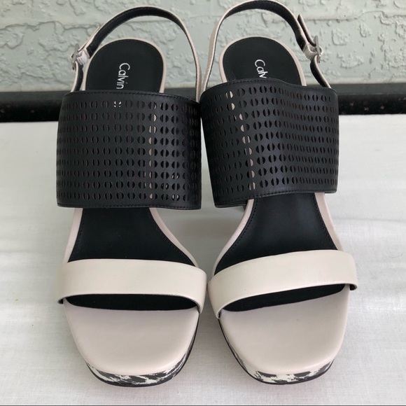 Calvin Klein Platform Dress Sandal - Sz 9.5 - Picture 4 of 6